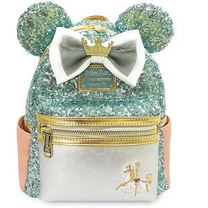 Loungefly Disney Parks Minnie Mouse Main Attraction July King Arthur Carousel